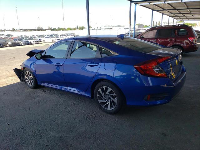 HONDA CIVIC EX 2018 blue  gas 2HGFC2F72JH535413 photo #3