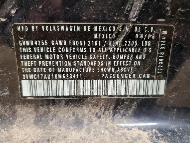 2016 VOLKSWAGEN GOLF SPORT - 3VWC17AU1GM523441