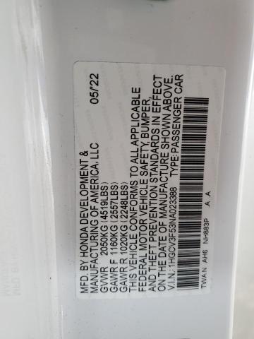 2022 HONDA ACCORD HYB 1HGCV3F53NA023388