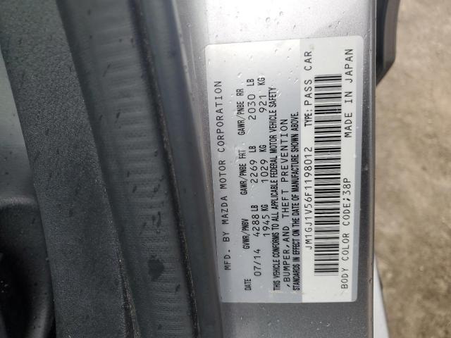 2015 MAZDA 6 TOURING JM1GJ1V56F1198012