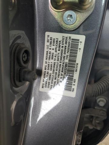 2016 HONDA CIVIC EX - 19XFC2F74GE029861