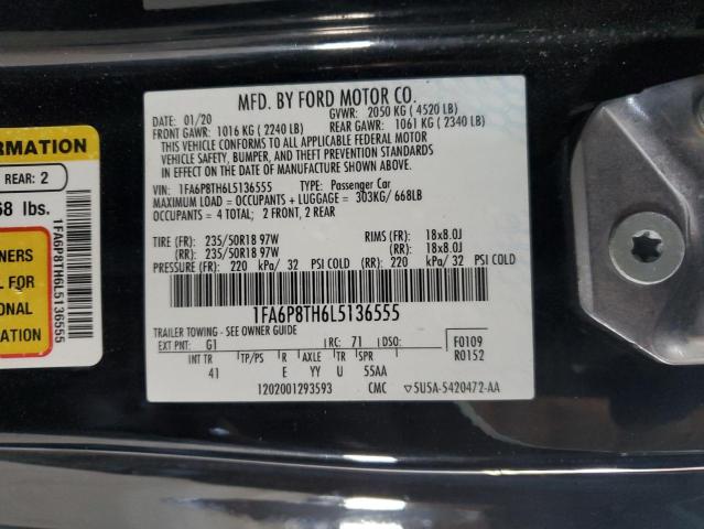 2020 FORD MUSTANG - 1FA6P8TH6L5136555