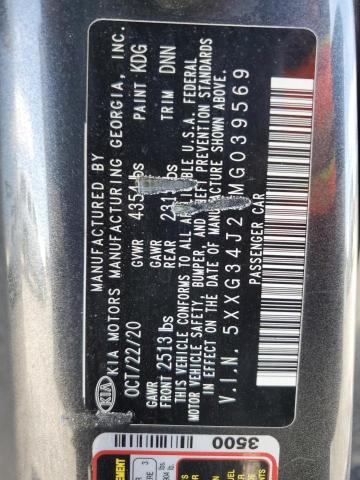 2021 KIA K5 EX 5XXG34J25MG039569
