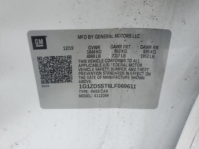 2020 CHEVROLET MALIBU LT - 1G1ZD5ST6LF069611