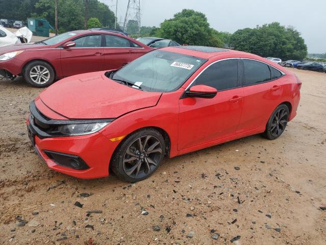 Vin: 2hgfc2f87kh593835, lot: 56837775, honda civic sport 2019 img_1
