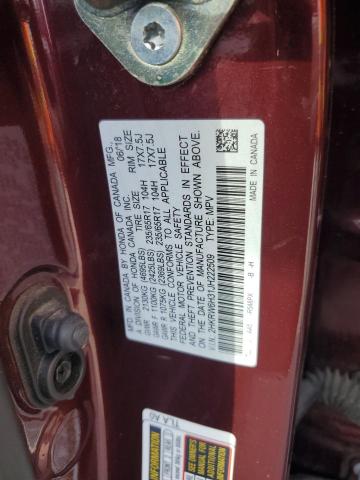2018 HONDA CR-V LX - 2HKRW6H31JH222509