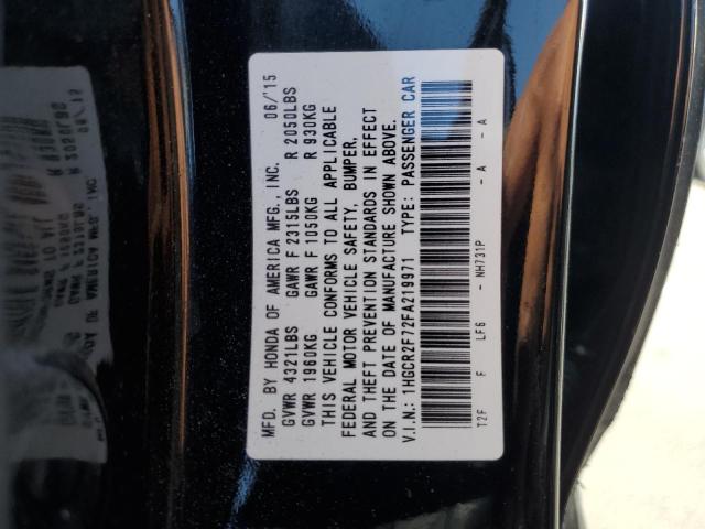 2015 HONDA ACCORD EX - 1HGCR2F72FA219971