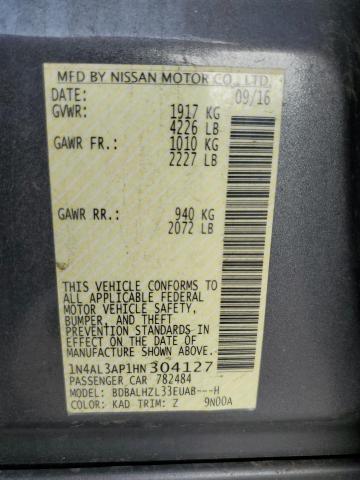2017 NISSAN ALTIMA 2.5 1N4AL3AP1HN304127