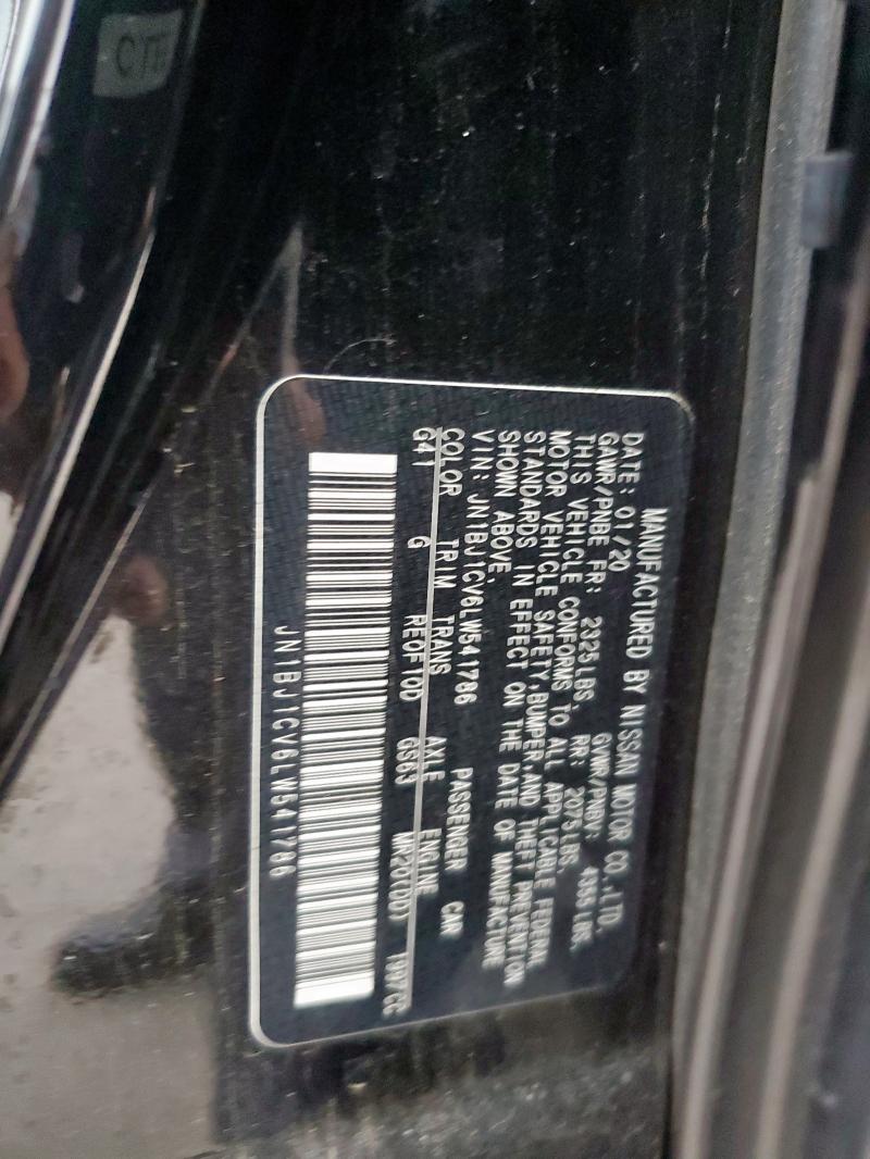 2020 NISSAN ROGUE SPOR - JN1BJ1CV6LW541786