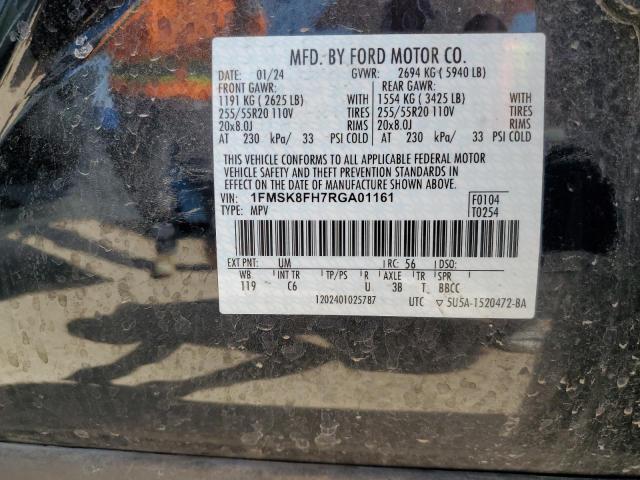 2024 FORD EXPLORER L 1FMSK8FH7RGA01161