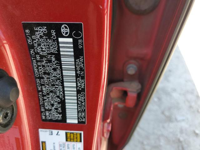 2018 TOYOTA PRIUS PRIM - JTDKARFP7J3085417