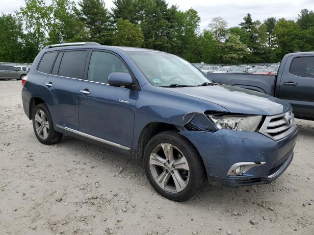 Vin: 5tddk3eh0ds269744, lot: 57610445, toyota highlander limited 20134