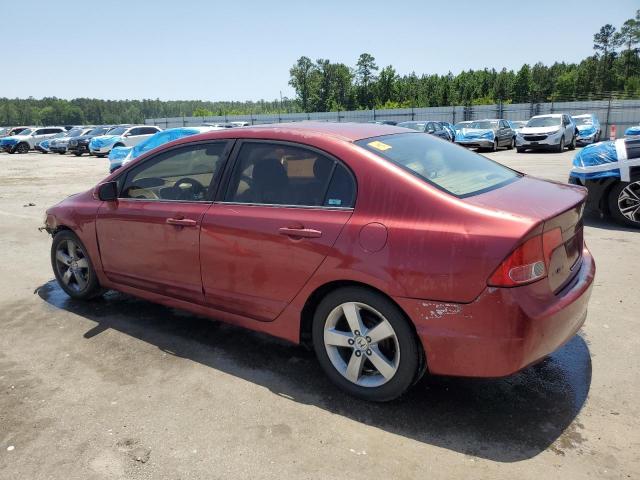 HONDA CIVIC LX 2008 maroon  gas 1HGFA16538L082477 photo #3