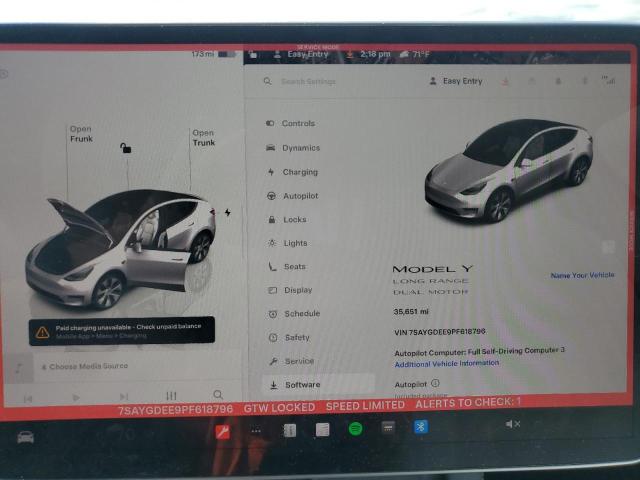 2023 TESLA MODEL Y - 7SAYGDEE9PF618796