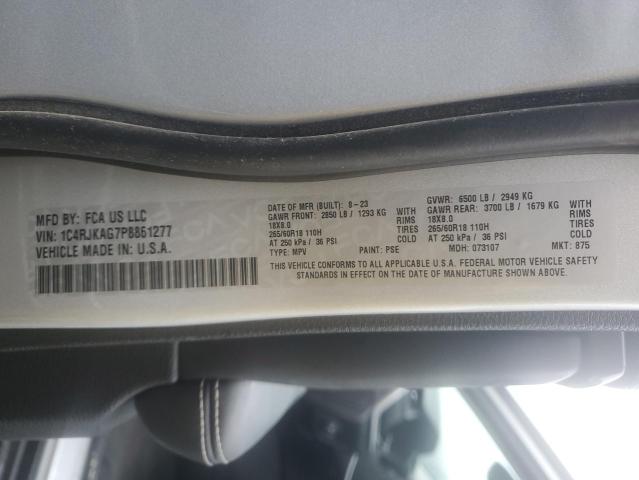 2023 JEEP GRAND CHER - 1C4RJKAG7P8861277