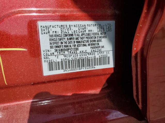 2023 NISSAN SENTRA SR 3N1AB8DV8PY312086
