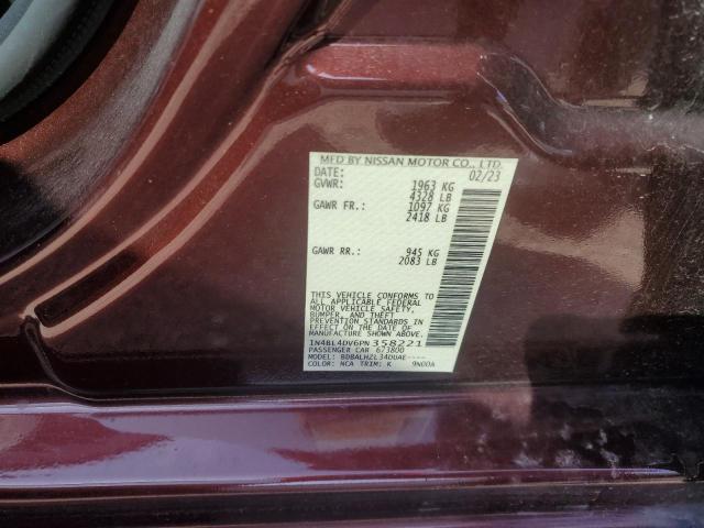 2023 NISSAN ALTIMA SV - 1N4BL4DV6PN358221