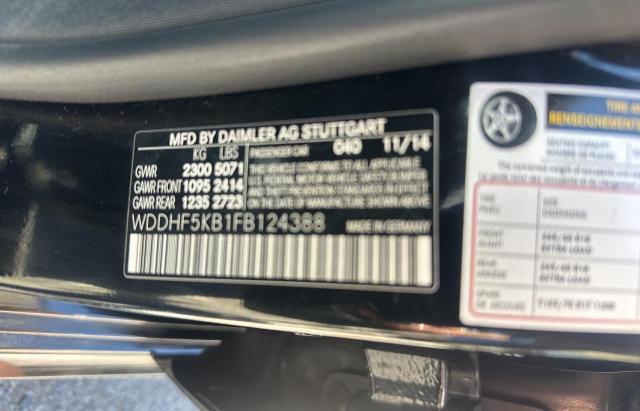 2015 MERCEDES-BENZ E 350 - WDDHF5KB1FB124388