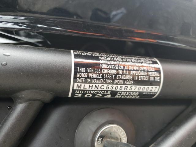 2024 HONDA CMX300 - MLHNC5308R5700027