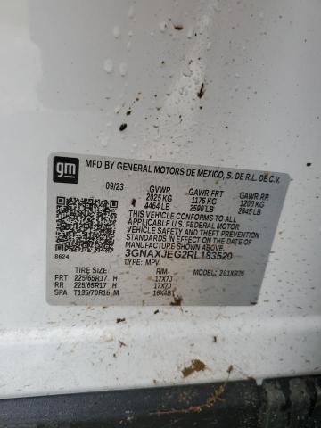 2024 CHEVROLET EQUINOX LT - 3GNAXJEG2RL183520
