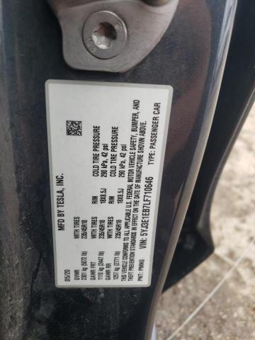 2020 TESLA MODEL 3 - 5YJ3E1EB7LF710646