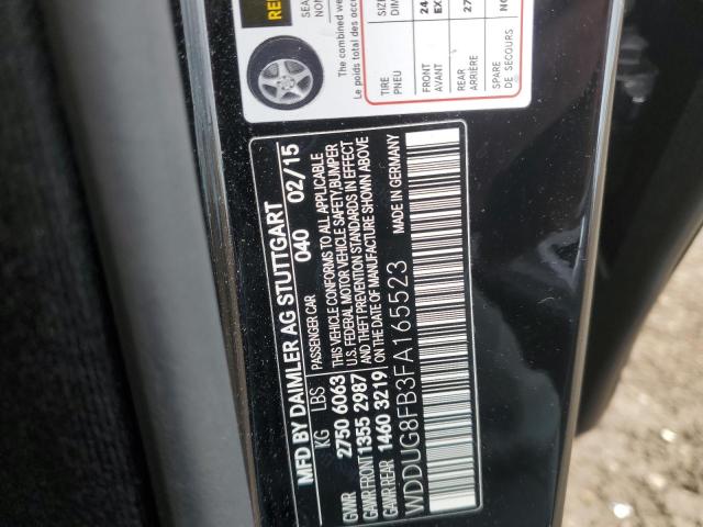 2015 MERCEDES-BENZ S 550 4MAT - WDDUG8FB3FA165523