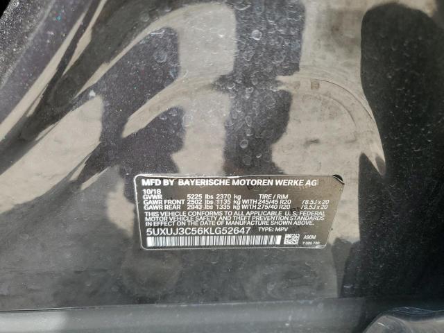 2019 BMW X4 XDRIVE3 5UXUJ3C56KLG52647