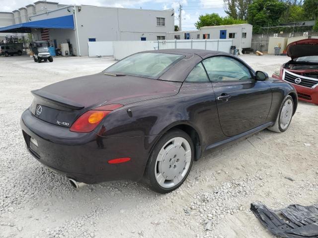 LEXUS SC 430 2002 black  gas JTHFN48Y720002987 photo #4