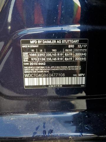 2018 MERCEDES-BENZ GLA 250 4M - WDCTG4GB6JJ477108