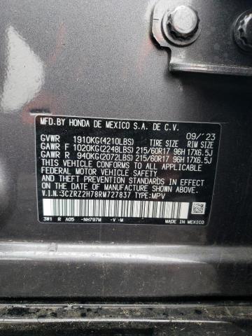 2024 HONDA HR-V EXL 3CZRZ2H78RM727837