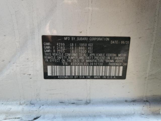2020 SUBARU IMPREZA SP 4S3GKAL62L3610130