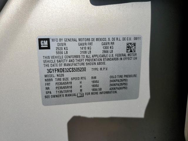 3gyfnde32cs505230 - 2012 Cadillac srx luxury collection - #56950655