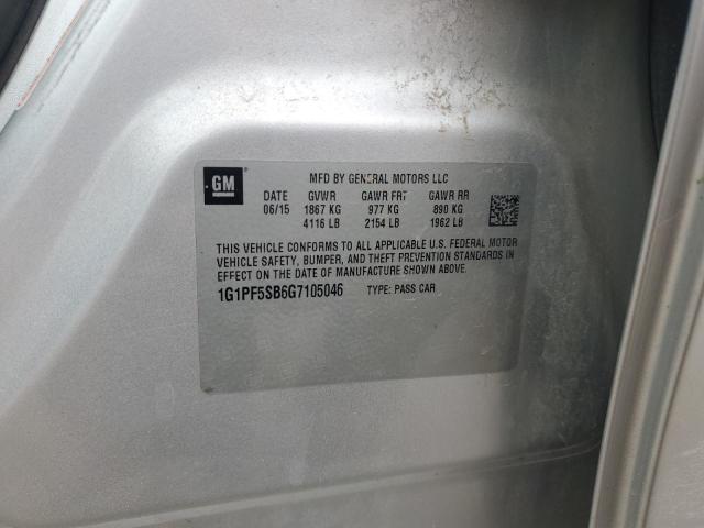 1G1PF5SB6G7105046 2016 CHEVROLET CRUZE