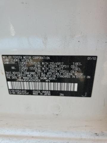 2010 TOYOTA RAV4 LIMIT - JTMDK4DV5A5090808