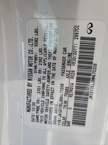 2021 INFINITI Q60 LUXE - JN1EV7KLXMM470206