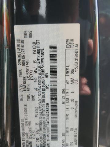 2016 FORD ESCAPE S - 1FMCU0F74GUA28839