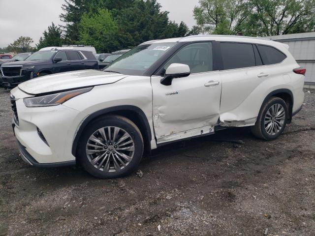 Vin: 5tdebrch0ms028390, lot: 56964165, toyota highlander hybrid platinum 2021 img_1