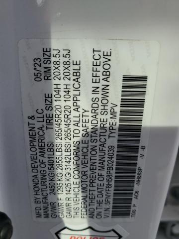2023 HONDA PASSPORT E - 5FNYF8H58PB024039