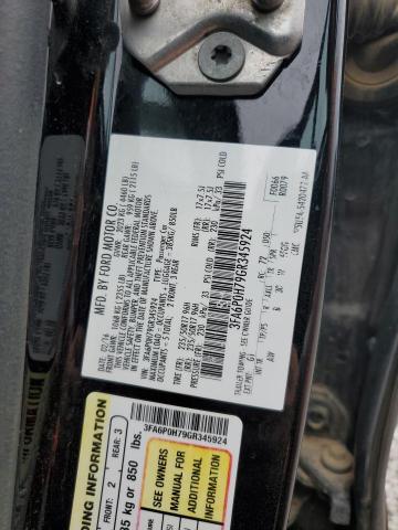 2016 FORD FUSION SE - 3FA6P0H79GR345924