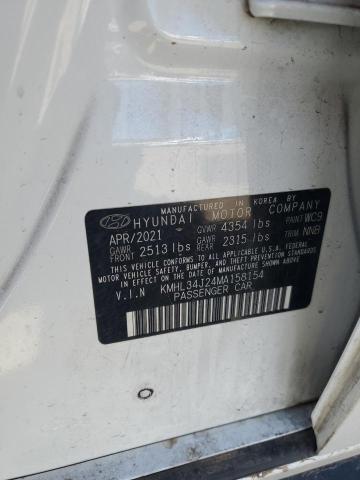 2021 HYUNDAI SONATA LIM KMHL34J24MA158154