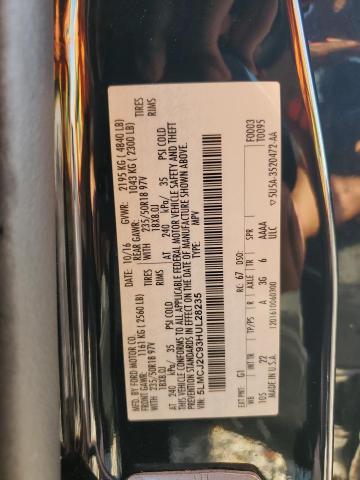2017 LINCOLN MKC SELECT 5LMCJ2C93HUL28235