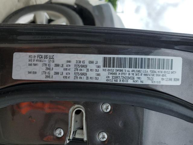 2017 RAM 1500 SLT - 3C6RR7LT2HG594536