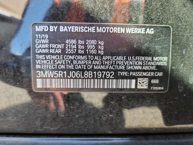 2020 BMW 330I - 3MW5R1J06L8B19792