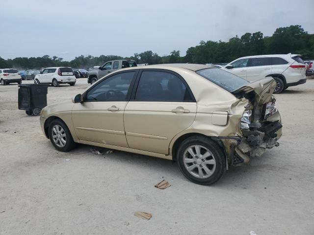 KIA SPECTRA EX 2009 gold  gas KNAFE221X95648679 photo #3