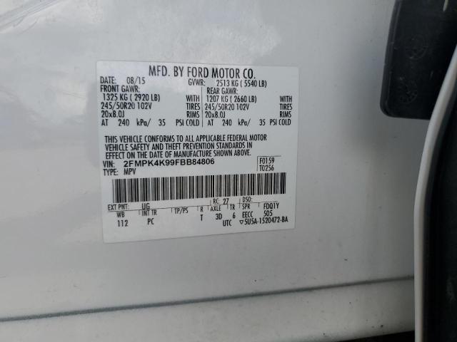 2015 FORD EDGE TITAN - 2FMPK4K99FBB84806