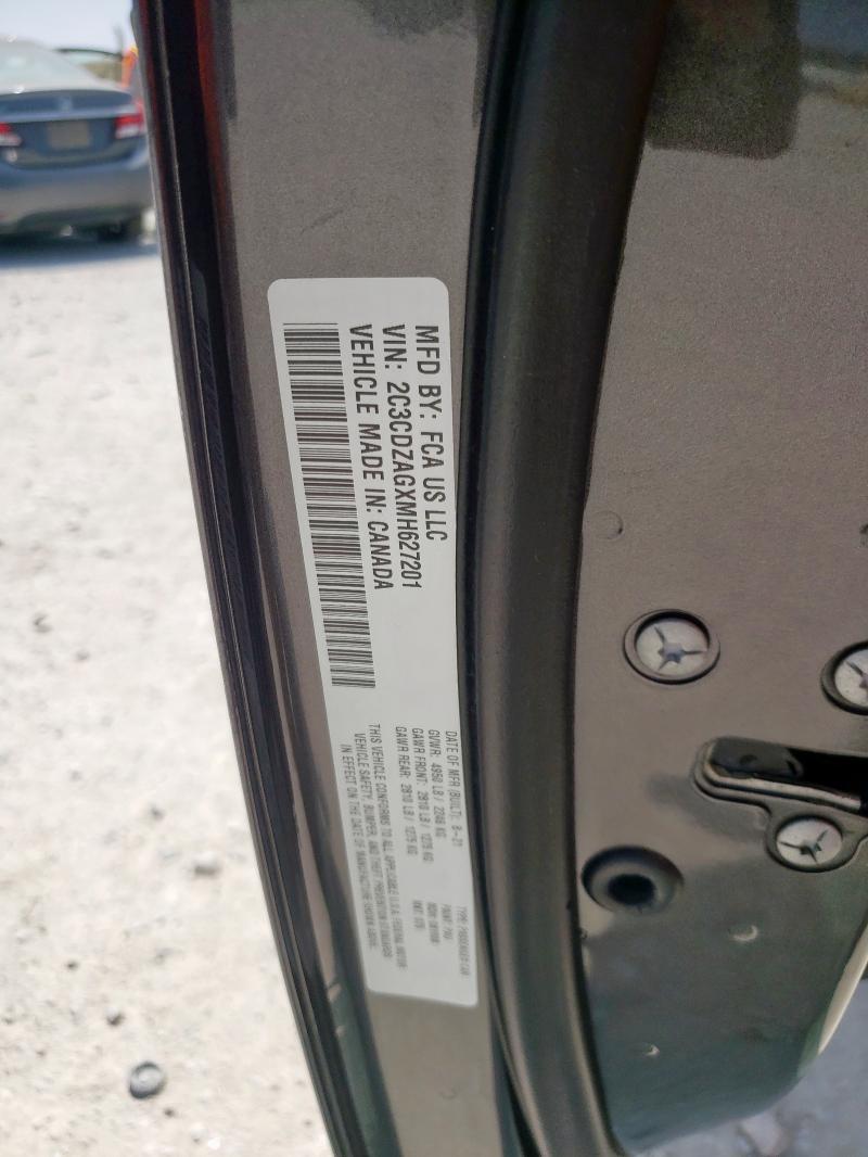 2021 DODGE CHALLENGER - 2C3CDZAGXMH627201