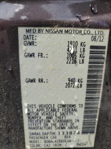 2013 NISSAN ALTIMA 2.5 - 1N4AL3AP7DC133874