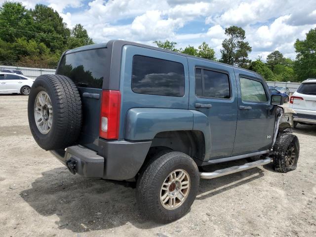 HUMMER H3 2007 teal  gas 5GTDN13E378237943 photo #4