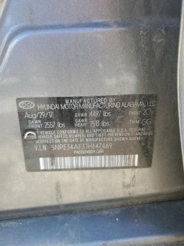 2018 HYUNDAI SONATA SPO - 5NPE34AF3JH647469