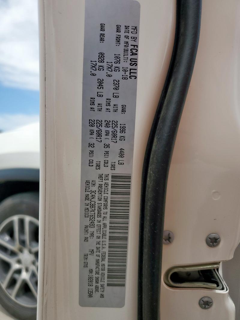 2019 JEEP COMPASS LA 3C4NJCBB7KT652493